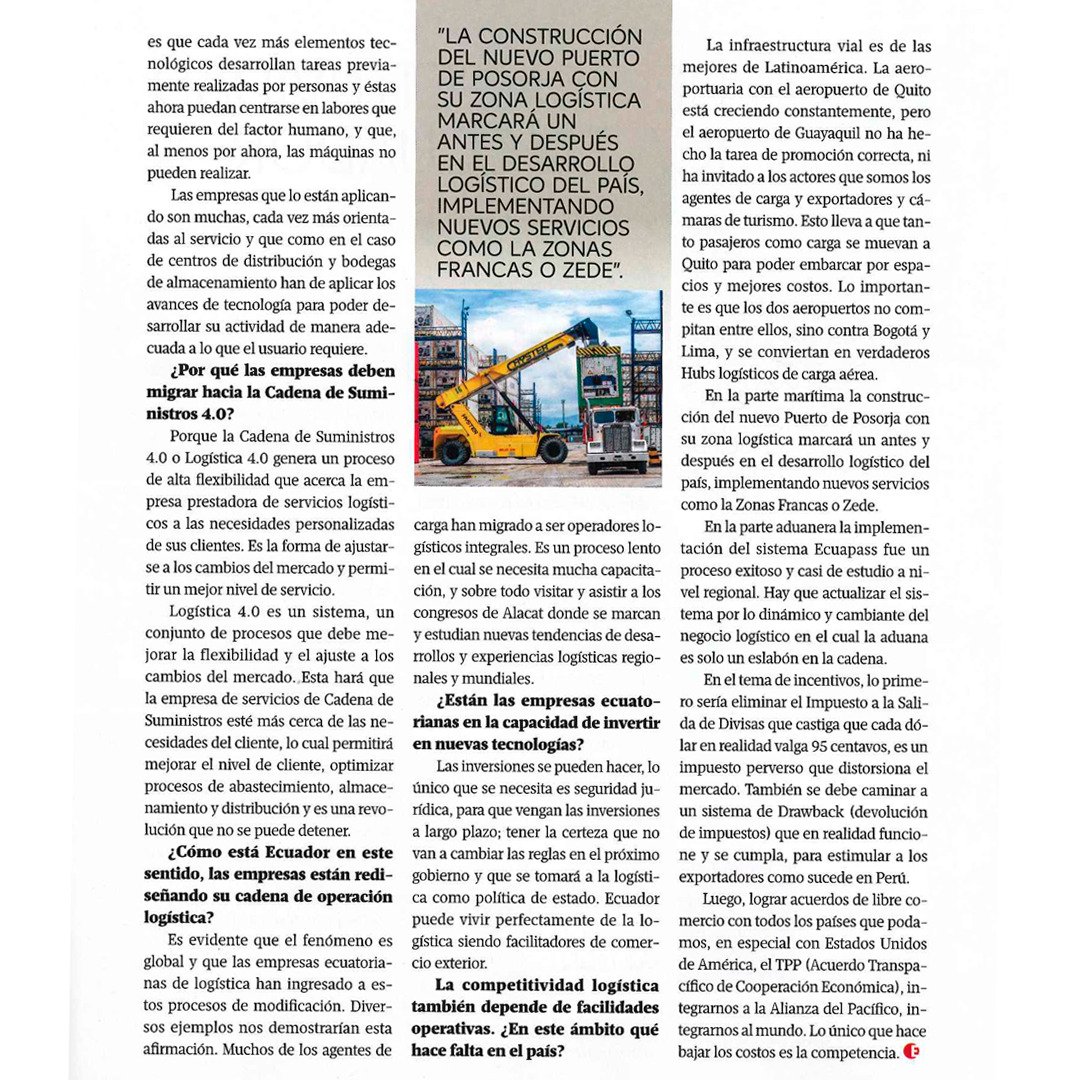 planetcargog's tweet photo. Entrevista a nuestro presidente Galo Molina @mafegalo. #Ecuador 🇪🇨 puede vivir perfectamente de la logística.
.
.
#Alacat #planetcargo #logística https://t.co/UbjZ5eEM6D
