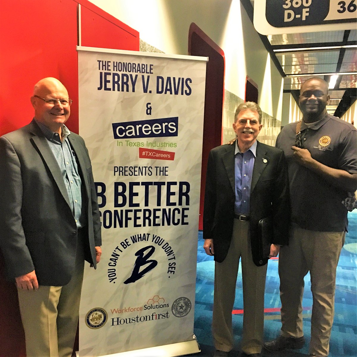 LAN_Engineering's tweet image. LAN&apos;s Wayne Swafford and Jack Drake at the B Better Conference with Houston City Council Member Jerry Davis. #TXCareers #LANengineering #BBetterConference #HTX #HoustonTX
