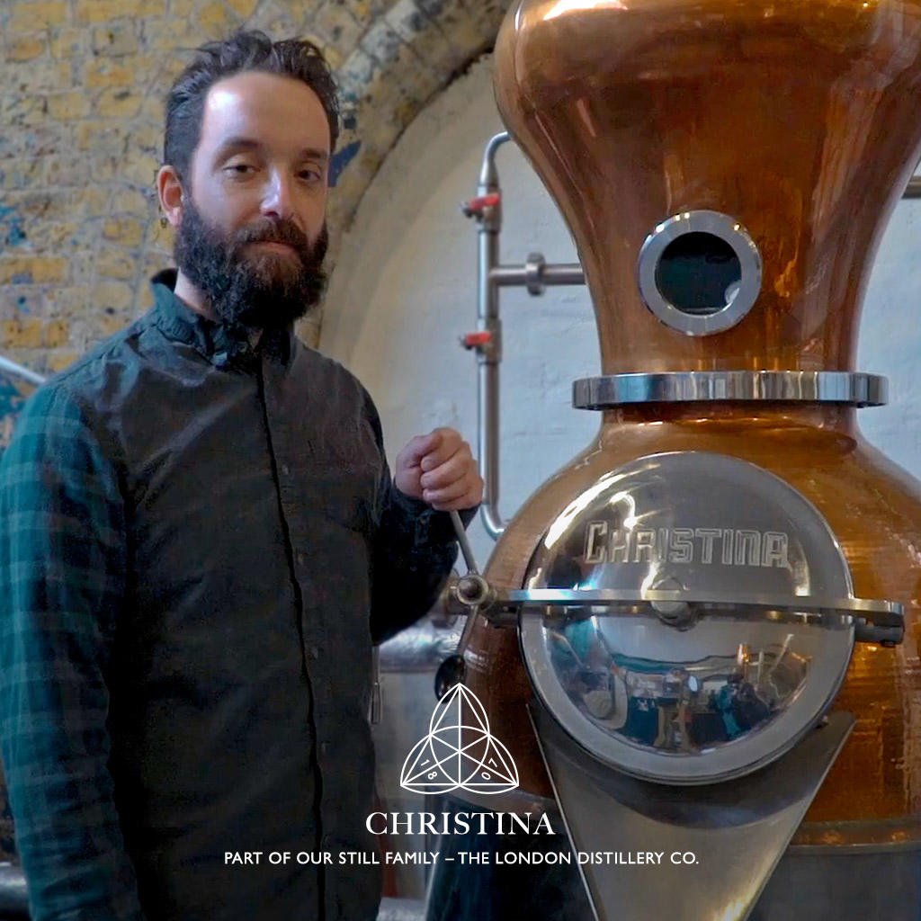 LndnDistillery's tweet photo. Introducing Christina, our traditional 140-litre copper alembic. You can come along and meet Christina and the rest of the team by booking onto one of our distillery tours here: https://t.co/QeaZqWhPU0
#londondistillery #distillerytour #gindistillery #copperstill https://t.co/k6v46jbaqd