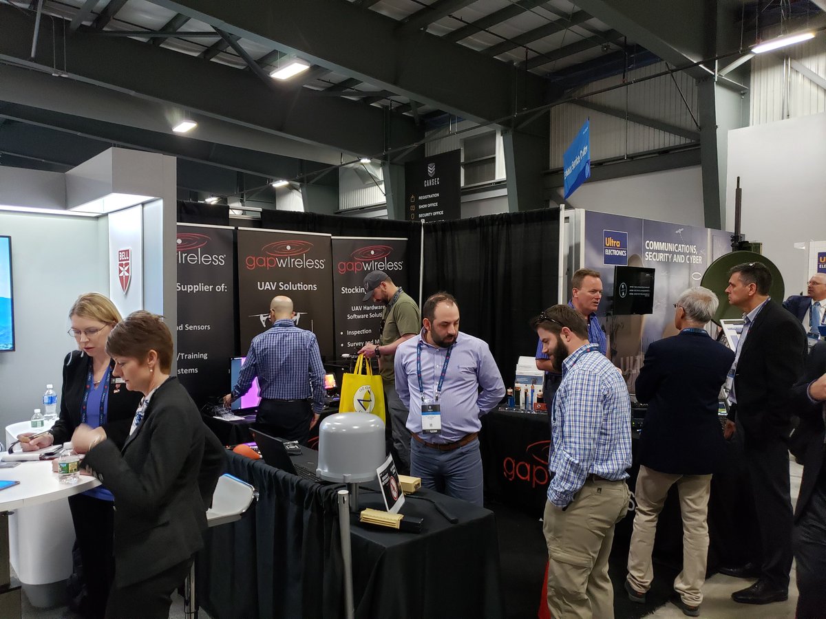 NWSnext's tweet photo. Doors are open at #CANSEC2019! Come check out #GapWireless at booth #607 - weβre featuring products and solutions from vendor partners #DJI Enterprise, #Wavecontrol, #Junkosha, #Keysight, #MyDefence and #ThinkRF! @CadsiCanada https://t.co/34BMwtqn0P