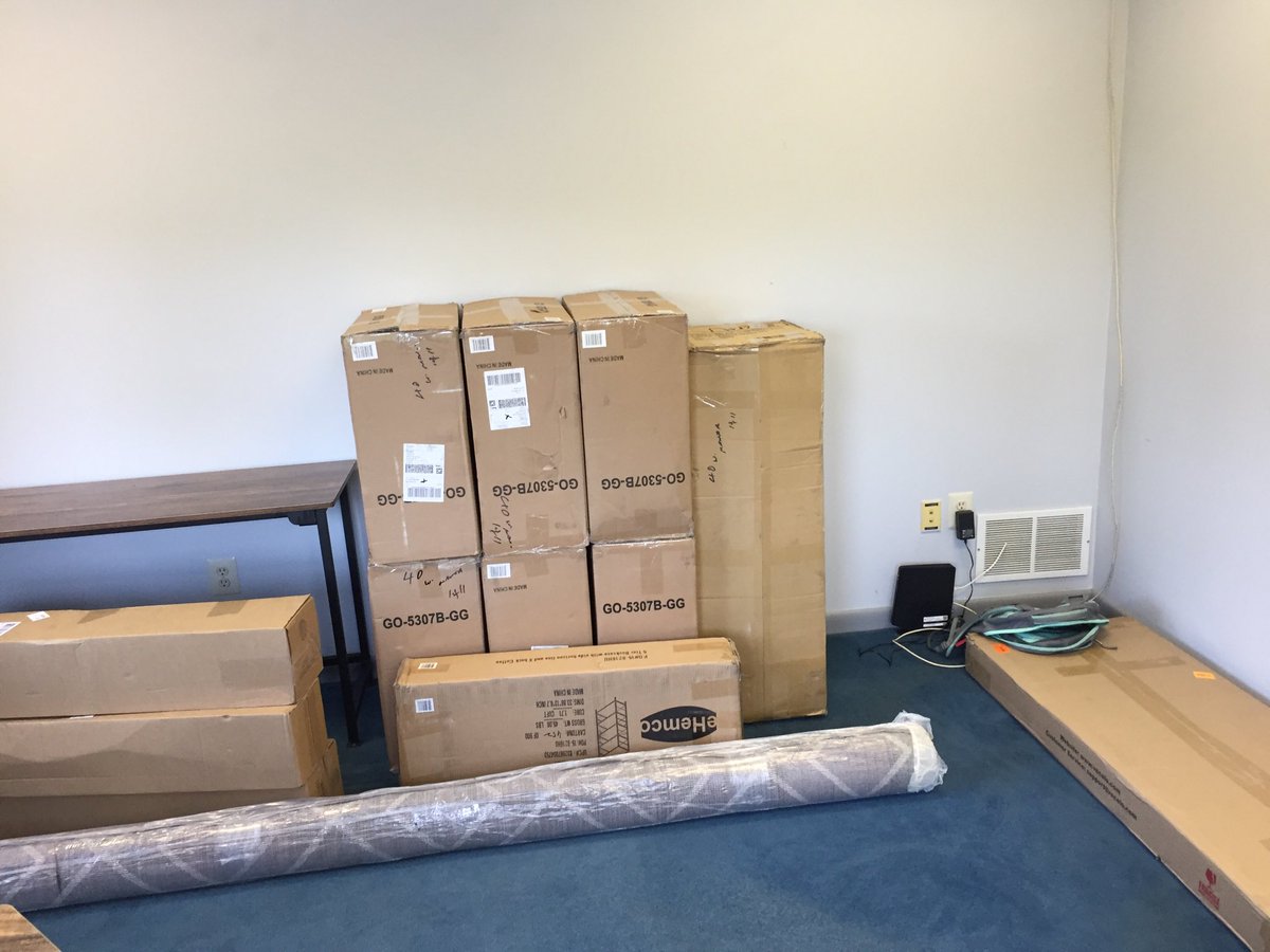 MatsonGroup's tweet image. New office coming together. Just a few pieces to assemble. Who wants to party?