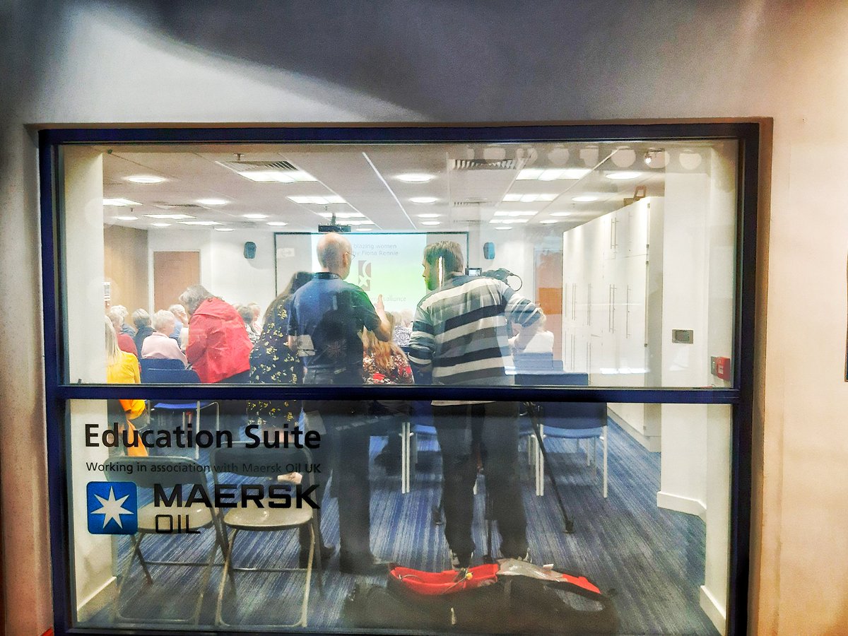 LyndaRTextile's tweet photo. Great lunchtime talk at the Maritime Museum today.  Aberdeen's Trailblazing women. Great turnout. Well done all involved. #aberdeen #trailblazers #maritime #musuem
#lunchtimetalk #thattvaberdeen  #aberdeenwomenalliance #gosister  @AbdnArtMuseums @visitabdn https://t.co/WanZk27UxY