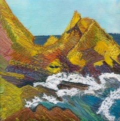 Belford Arts Festival Exhibitors; Donna Cheshire - Textiles
Award winning textile and community artist Donna Cheshire makes vibrant stitched appliques capturing the beauty of the northern landscape. @StitchDonna <a href="/NNTourism/">North Northumberland</a> <a href="/discovernland/">Discover Northumberland</a>  #localart