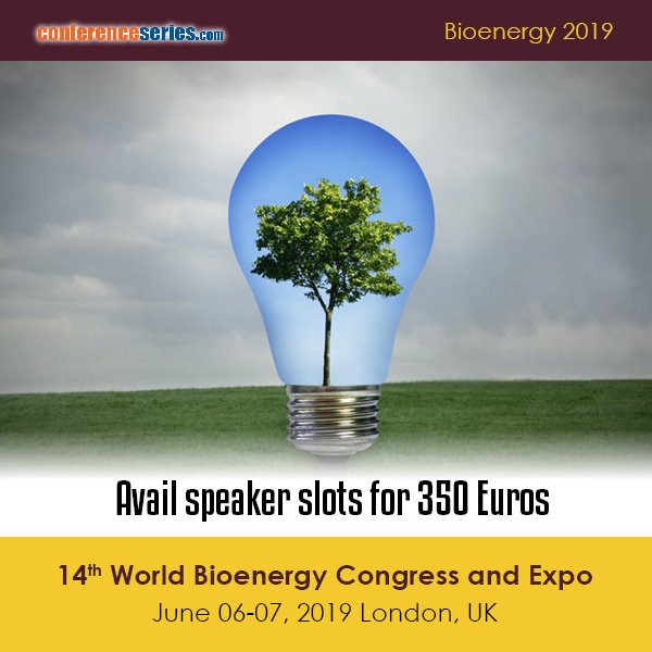 We just want to remind you about #Bioenergy2019 conference in London June 06-07, 2019
Connect us at whatsapp +1 205 509 4578
We are having sponsors for your registration now
Click on the (Click on Special registration) free accommodation
bioenergymeet.blogspot.com 
<a href="/BiogasWorld_/">BiogasWorld</a>