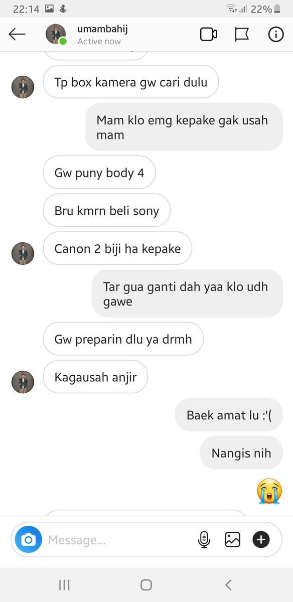 eggatom's tweet photo. Setiap ada musibah pasti ada rejeki. Pengen nangis gua punya temen baek amat makasih umam :( https://t.co/vy3KorhidB