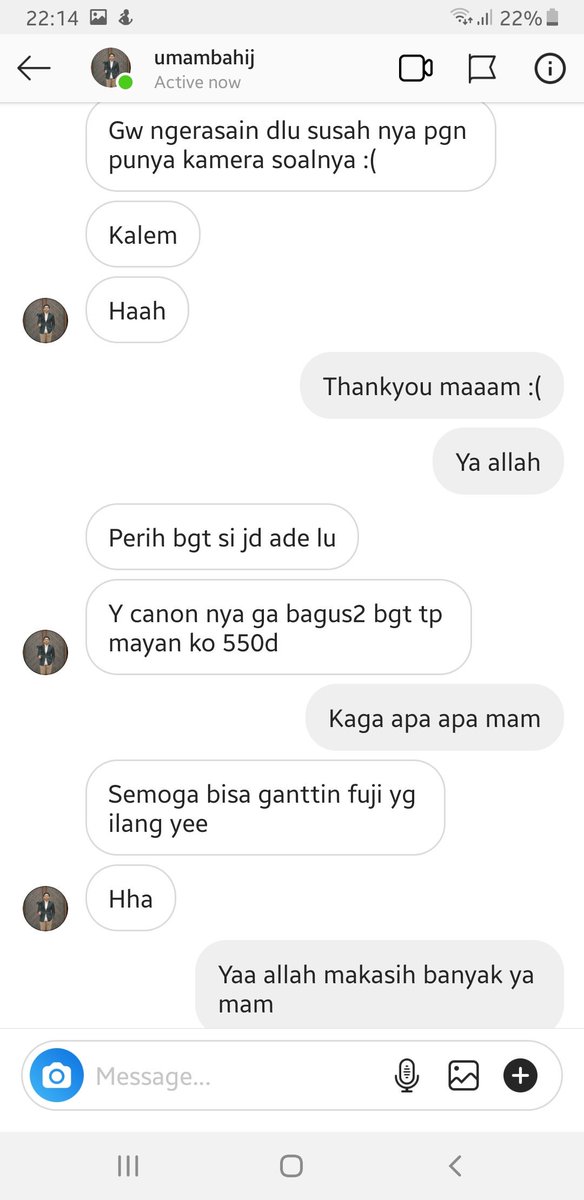 eggatom's tweet photo. Setiap ada musibah pasti ada rejeki. Pengen nangis gua punya temen baek amat makasih umam :( https://t.co/vy3KorhidB