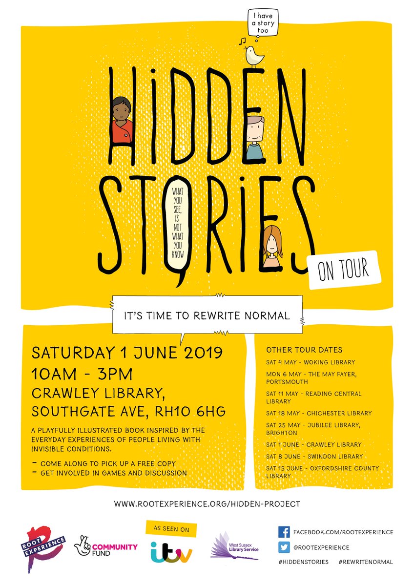 Root Experience (@rootexperience) on Twitter photo We're so excited to be heading to #CrawleyLibrary this Sat with our #HiddenStories Event!
We've got over 200 books to give away and organisations can order them direct: rachel@rootexperience.org
<a href="/CrawleyWB/">Crawley Wellbeing</a> <a href="/AutismSCrawley/">AutismSupportCrawley</a> <a href="/thehawthcrawley/">The Hawth</a> @SussexOakleaf <a href="/CrawleySTEMfest/">Crawley STEMfest</a> We're so excited to be heading to #CrawleyLibrary this Sat with our #HiddenStories Event!
We've got over 200 books to give away and organisations can order them direct: rachel@rootexperience.org
<a href="/CrawleyWB/">Crawley Wellbeing</a> <a href="/AutismSCrawley/">AutismSupportCrawley</a> <a href="/thehawthcrawley/">The Hawth</a> @SussexOakleaf <a href="/CrawleySTEMfest/">Crawley STEMfest</a>