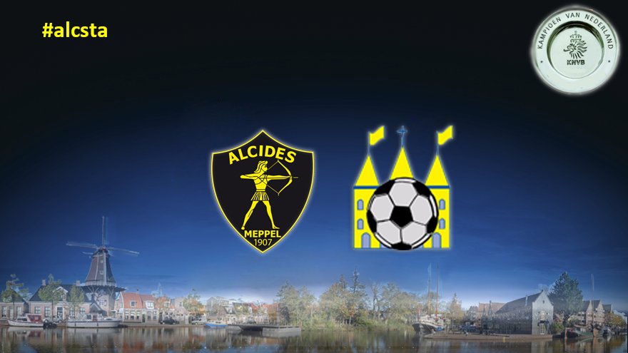#GameDay Vanavond om half 8 spelen Alcides 2 en Staphorst 2 om het reserve kampioenschap van Nederland op sportpark Ezinge in #Meppel
#Alcideaanbenjevoorhetleven