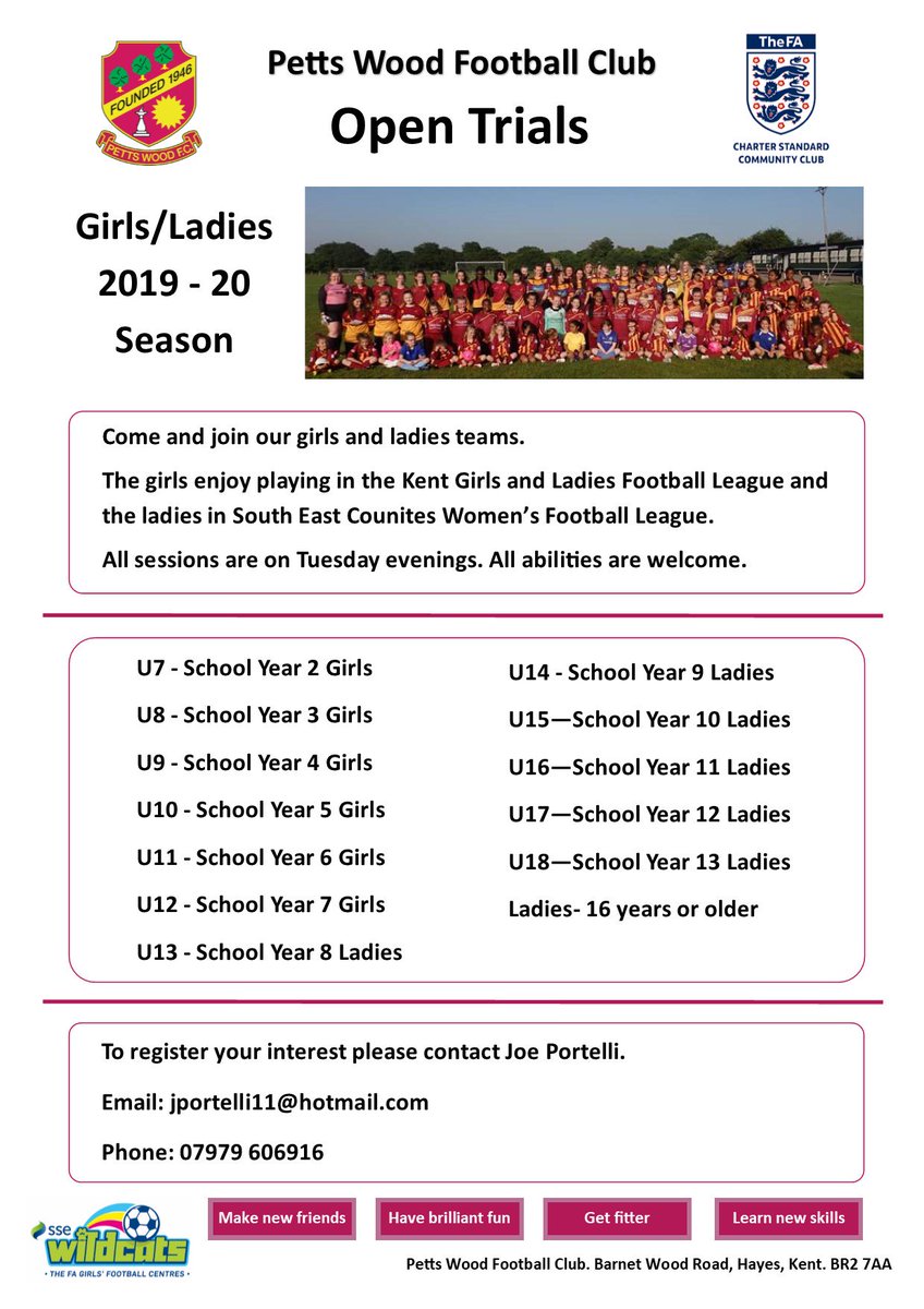 Petts Wood Ladies FC tweet media