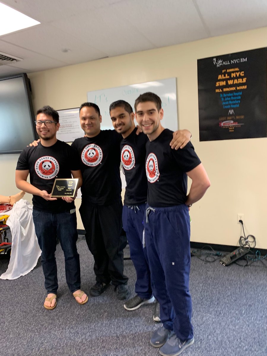 Drew (@erdoc911) on Twitter photo <a href="/Jacobi_EM/">Jacobi/Montefiore EM</a> @AllNYCEM My heartfelt congrats to our own Code Panda Express for pulling out the win at the ALLNYCEM SimWars semifinals!!! You guys rock!! See you at the finals!! #falliscoming #andthentherewerefour #gameofsims <a href="/Jacobi_EM/">Jacobi/Montefiore EM</a> @AllNYCEM My heartfelt congrats to our own Code Panda Express for pulling out the win at the ALLNYCEM SimWars semifinals!!! You guys rock!! See you at the finals!! #falliscoming #andthentherewerefour #gameofsims