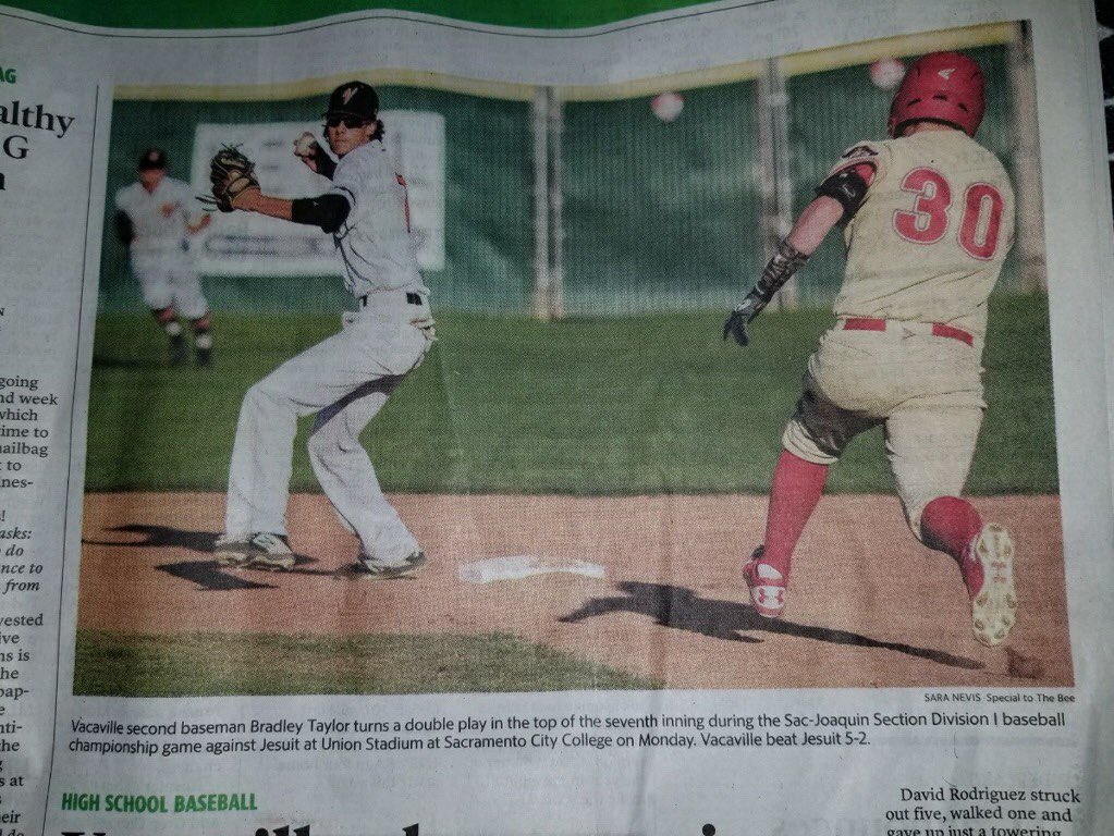 Taylor_Nelda's tweet photo. 2019 Section title @BradleyTaylor_5 @VacaHiBaseball  @sacbee_news https://t.co/OLs3VkgTg9