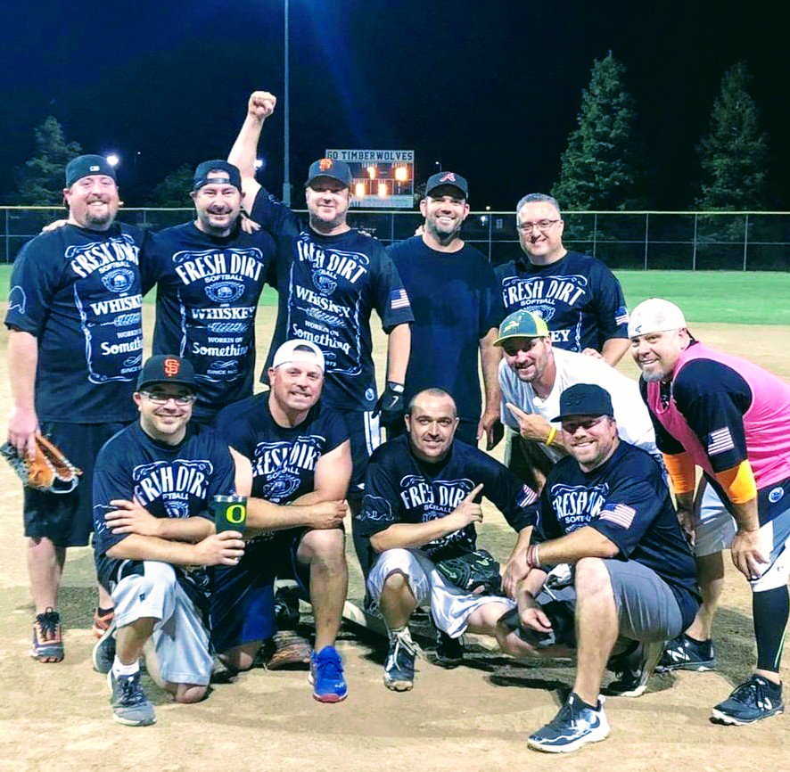 rosevilleporter's tweet photo. @RSVLAdultSports Fresh Dirt are the champs again on Tuesday night! https://t.co/eO1DK80tlw