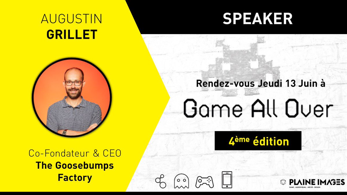 <a href="/TGBSFactory/">The Goosebumps Factory</a> sera présent à #GAO4 Game-all-over, avec une intervention sur la Réalité Augmentée &amp; Gamification: vers l'expérience partagée in-store de demain? #AugmentedReality #Marketing @plaineimages