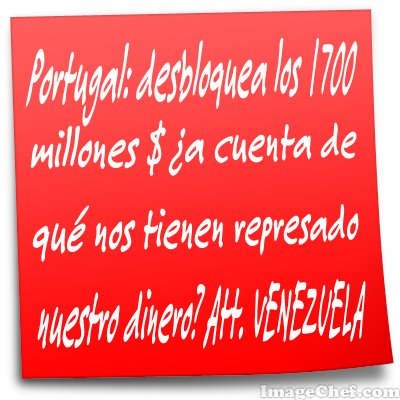 Yetindiaz's tweet photo. A     L     E     R     T    A 
@novobancopt de Portugal y el Banco de Inglaterra han confiscado más de mitad de los 5 mil 470 millones de dólares bloqueados a Venezuela. Dinero para alimentos y medicinas, que Trump, Guaidó y sus socios quieren robarse #TrumpDesbloqueaVenezuela https://t.co/oEqBRMxoyU