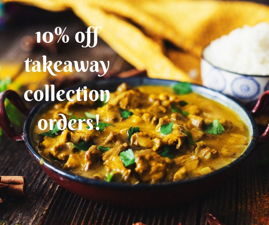 GurkhaJunction's tweet photo. Order a takeaway for collection and receive 10% off!

Simples!

#takeout #deals #curries https://t.co/dulzvi1z8g