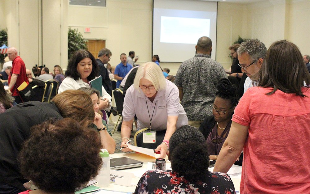 BaltCoElections's tweet image. Last week at our annual conference we were able to participate in a table top exercise with election officials from all over the state and SBE. What a great and innovative way to get election ready for 2020! #MDVotes #BaltCoVotes #Electionlife #MAEO2019