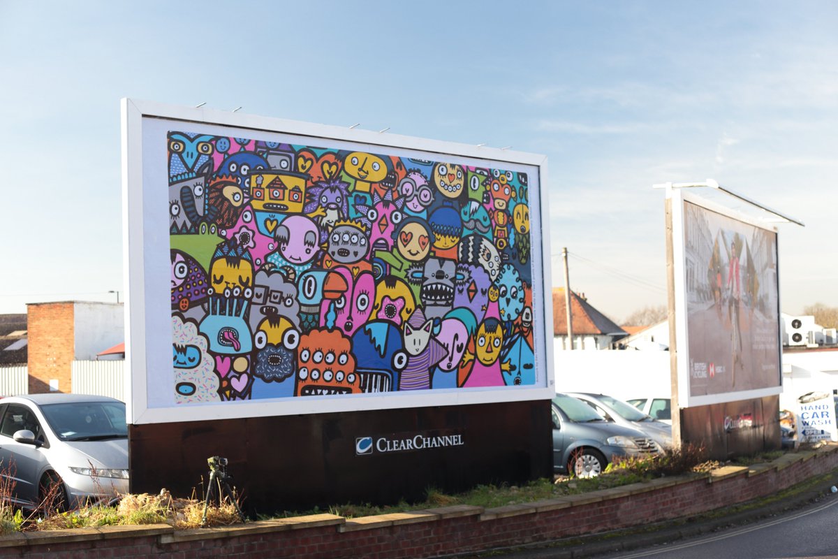 The hard work from schools and community groups around Southampton that went into transforming this billboard into a work of art! We’re proud that the show STAND TOGETHER has been nominated for a #NationalDiversityAward, please give us a vote on this link! nationaldiversityawards.co.uk/nominate/23263/
