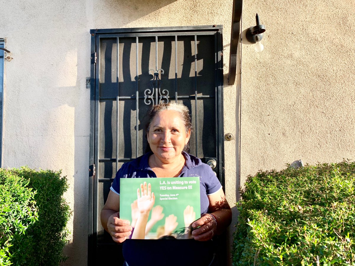 Angelenos are planning to vote Yes on measure EE Tuesday! Our students deserve full funding! #YesOnEE <a href="/VoteYesOnEE/">Yes on EE</a>