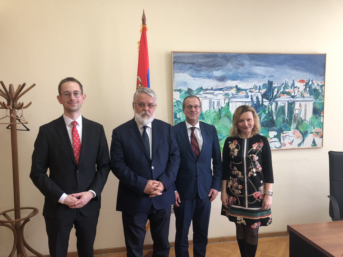 hans_kluge's tweet photo. Belgrade. Serbia MOH ready to step up global and regional leadership by joining the “Friends of #PHC” Group championed by KAZ in the run up to the UN High Level Meeting on #UHC, New York, September 2019 & an increased role in #SEEHN on Public Health. https://t.co/EXhOYMRU1i