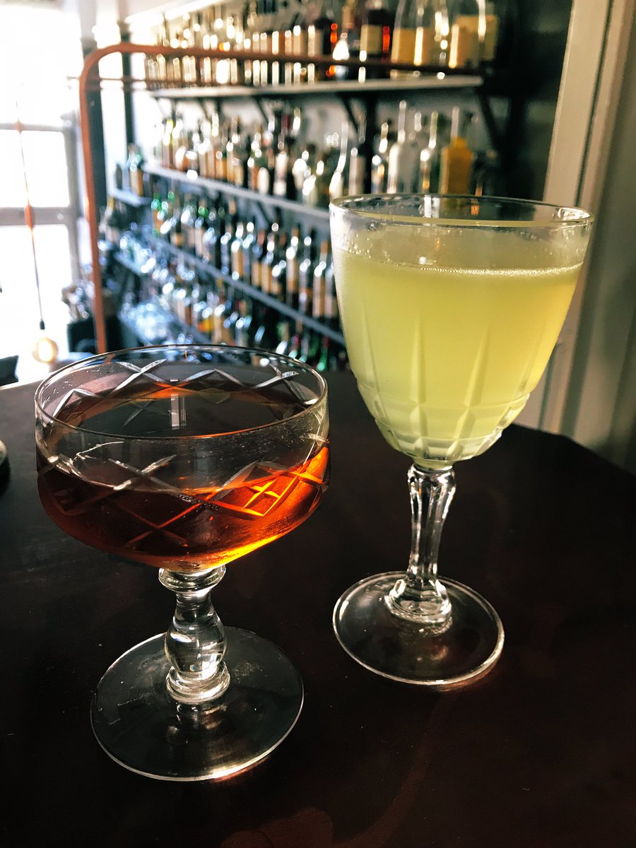 Gintlemen's tweet photo. The League enjoyed from pre dinner libations of the prohibition era last night at the delightful @latelierduvin_  chin chin 🍸 https://t.co/1CceoBOoBe