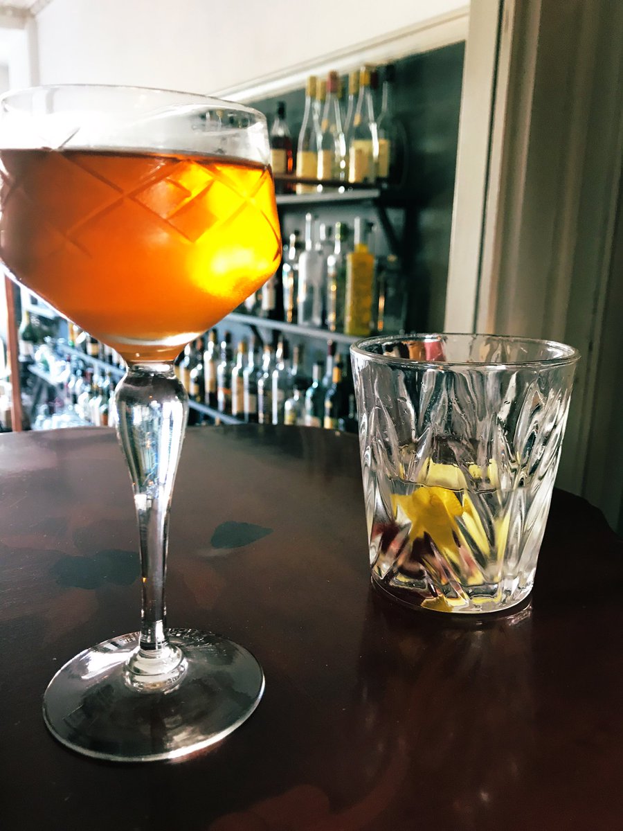Gintlemen's tweet photo. The League enjoyed from pre dinner libations of the prohibition era last night at the delightful @latelierduvin_  chin chin 🍸 https://t.co/1CceoBOoBe