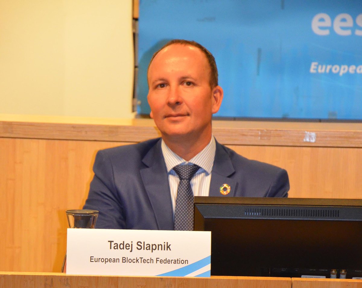 TadejSlapnik's tweet photo. As representative of @TolarHashNET at European BlockTech Federation I participated at @EESC_SocEnt public hearing: “Blockchain and DLT as an ideal infrastructure for Social Economy” I shared potentials of Blockchain Technology for Social Economy Enterprisers achieving @SDGoals. https://t.co/C2gh7qGwI4