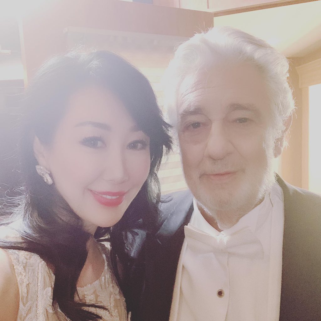 ブタペストでマエストロ プラシドドミンゴさんとテレビの収録をしてきました。夢のような出来事でした。