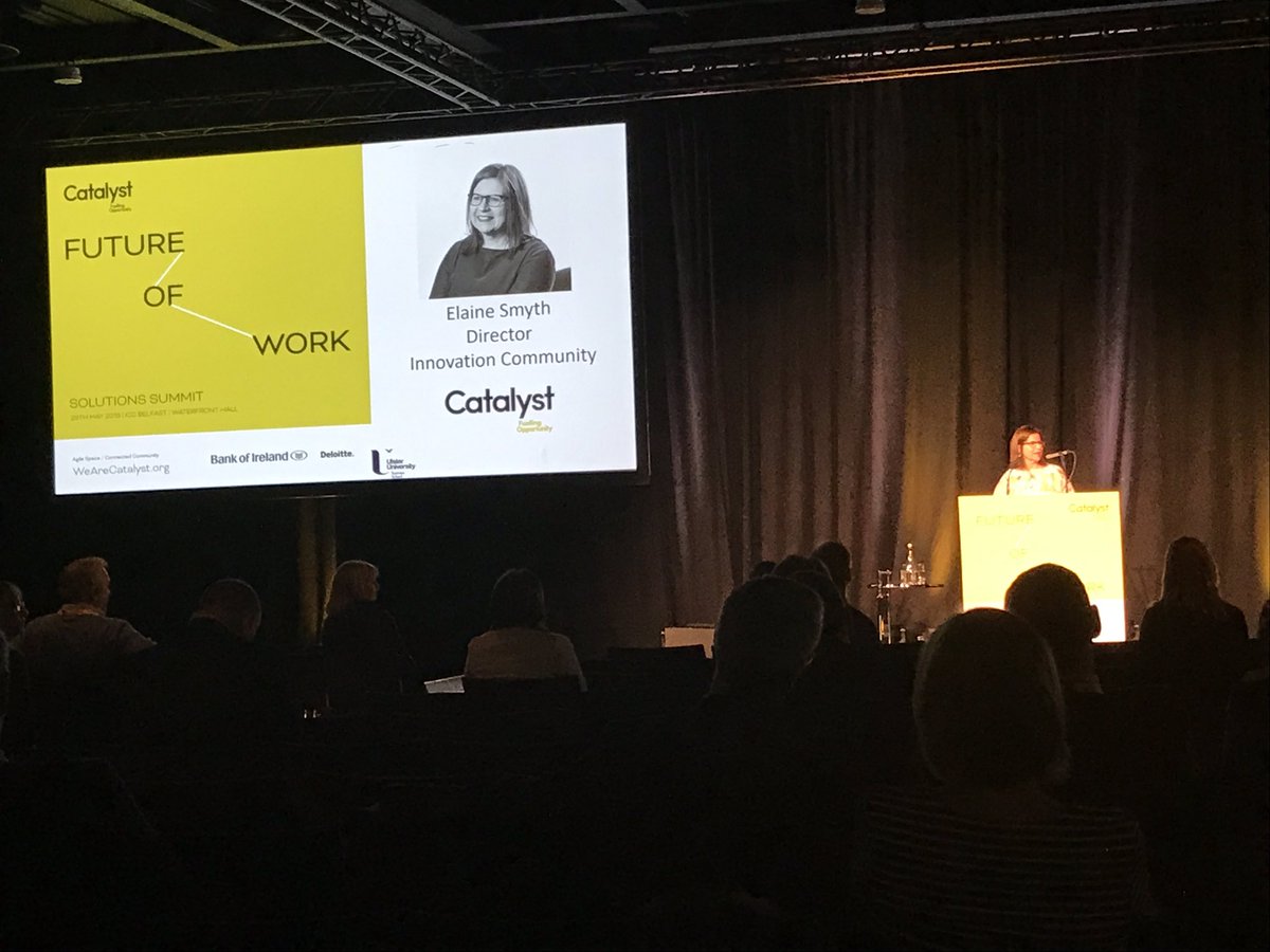 CatalystNI_'s tweet photo. Elaine Smyth, our Director of Innovation Community, closing the Future of Work Summit. Thank you to our sponsors, the fantastic speakers & panellists and our audience for making this a fantastic event #FutureNI https://t.co/3ieQGQeFeu