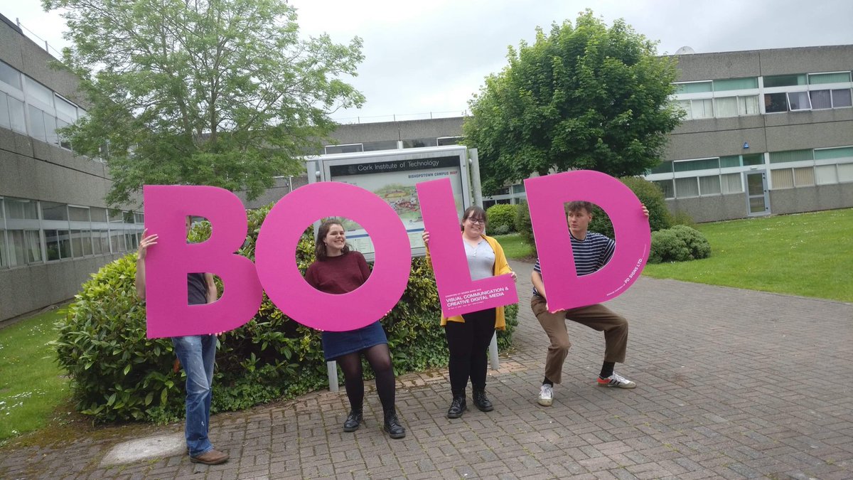 FinalYearShow1's tweet photo. ✨BOLD exhibition✨
✨30th May 6pm✨
James Barry Exhibition centre, CIT, Bishopstown
#BOLD #exhibition #Cork #CIT #Finalyearshow https://t.co/s9D1z0Uslf