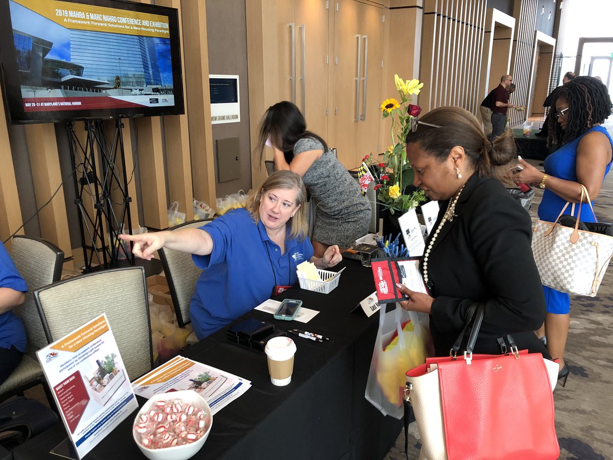 HOCMC's tweet photo. #AffordableHousing professionals from across the region are here @MGMNatlHarbor for the 2019 #MAHRA MARC NAHRO Conference and Exhibition – this year’s theme: A #FrameworkForward - Solutions for a New Housing Paradigm @NAHRONational @MARCNAHRO1 https://t.co/kepqBUSKEw