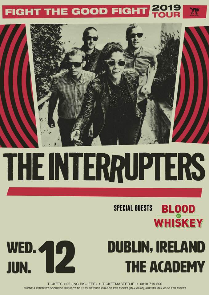 COMPETITION
Ok Folks, we have a pair of tickets up for grabs for The Interrupters gig in Dublin on June 12th. See the bands FB page for details! BOW