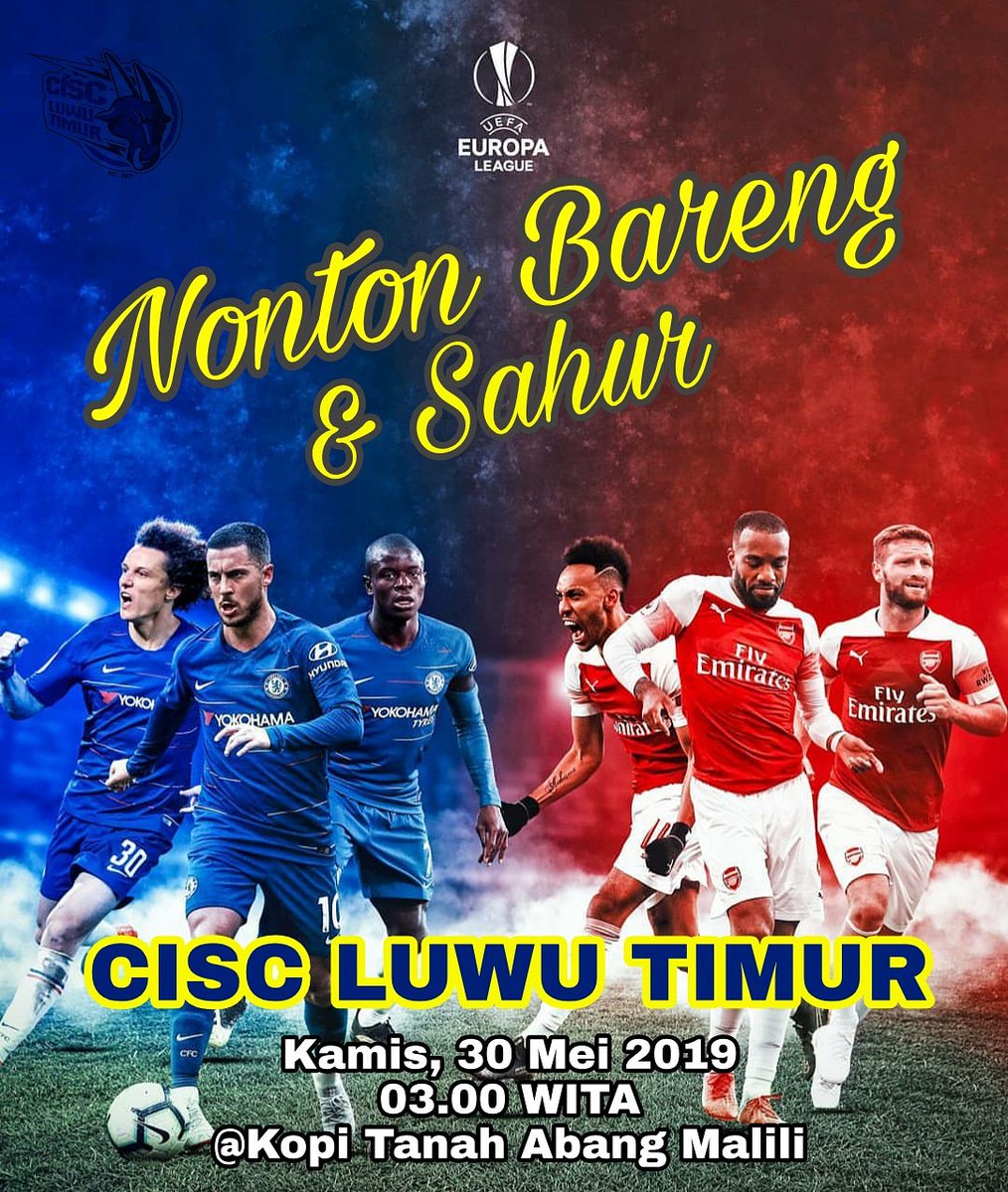 CISCluwutimur's tweet image. Nobar sambil sahur bareng gaes ....

@CISCSINDOTim 
@chelseaindo 
@ChelseaFC 

#ThisIsCISC 
#BakuFinal
#UELfinal