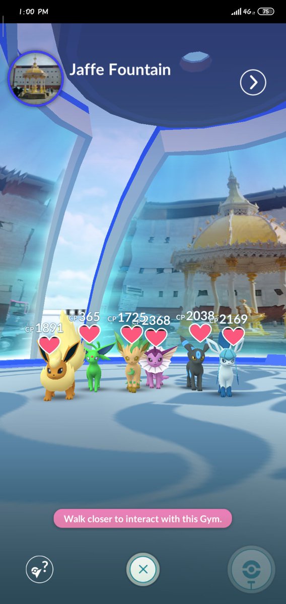 Mystiquetweets's tweet image. #Themegym #PokemonGO #Eeveeevolutions #Shiny #Sinnoh @totalmonsense