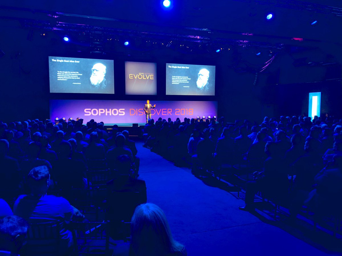 SophosPartners's tweet image. And we’re off...
Starting with an inspirational talk by our CEO Kris Hagerman about how in order to succeed you must evolve. #SophosPC