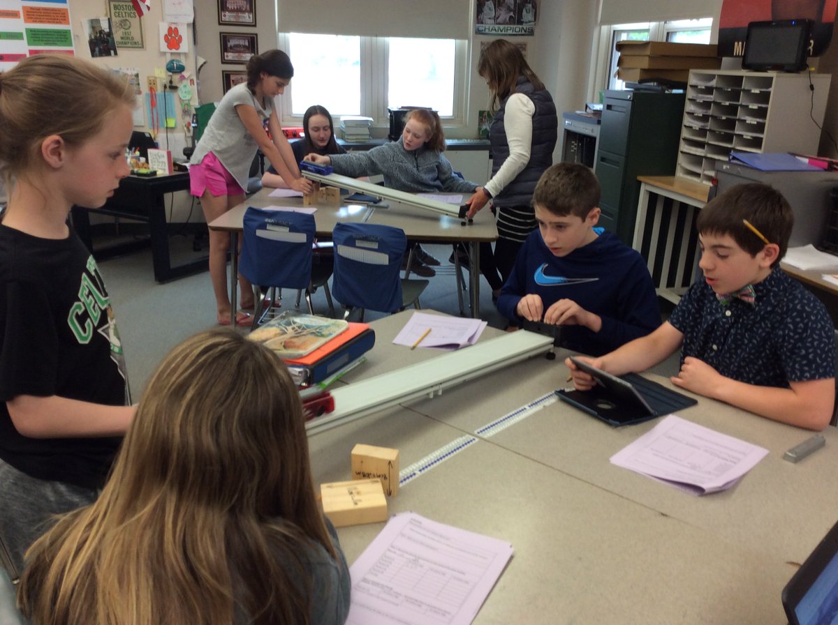 ColbyIMS's tweet image. Exploring which measurable variables have an influence on potential and kinetic energy.  #IMSSTEAM @SenechalSci124  @IMSMathGr6  @LarocheAlan