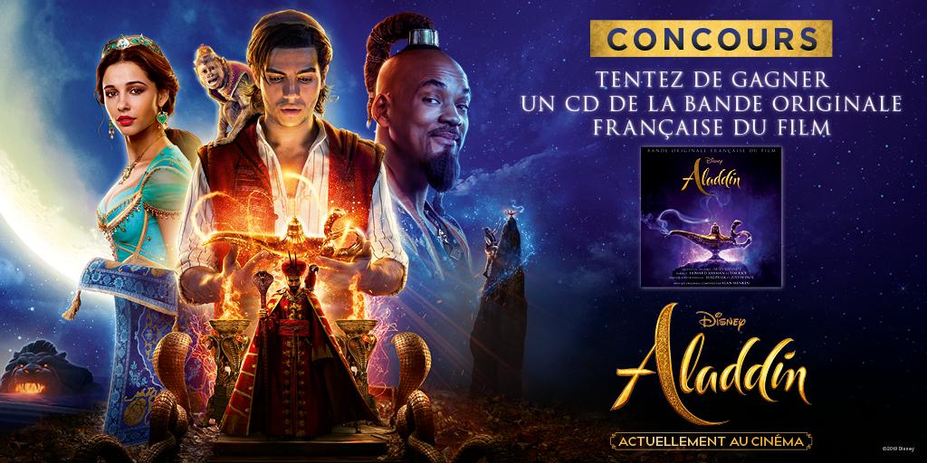 DisneyFR's tweet photo. #Aladdin est actuellement au cinéma ! RT pour tenter de remporter un CD de la bande originale française du film. https://t.co/3UkngsnFXa