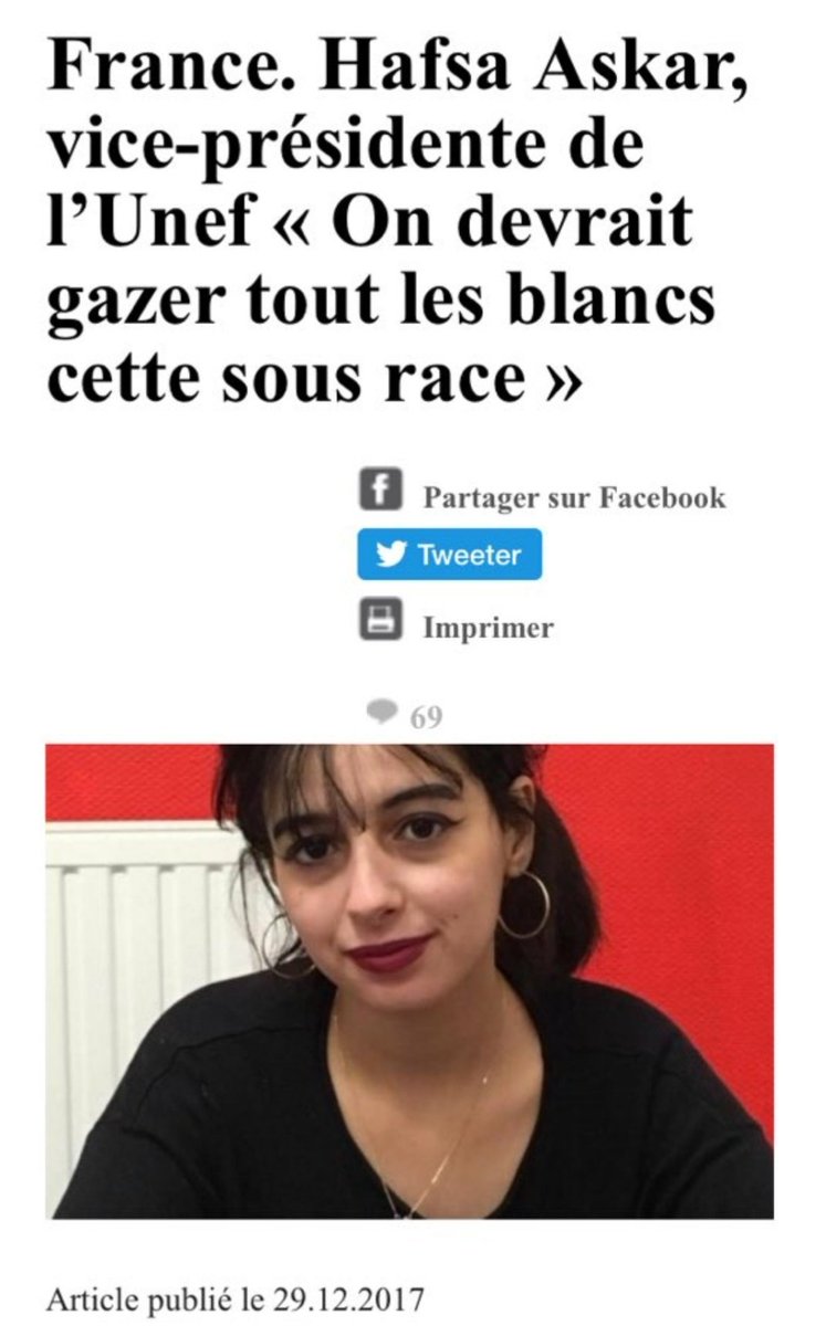 Gadsden_France's tweet photo. @TMCtv @TheThomasVDB @yannbarthez @LaurentDBE @quarteronlevrai Petit rappel sur les propos sympathiques d' #HafsaAskar #UNEF
Bienvenue dans le monde réel, Thomas 😯 https://t.co/78dwe2VlVE