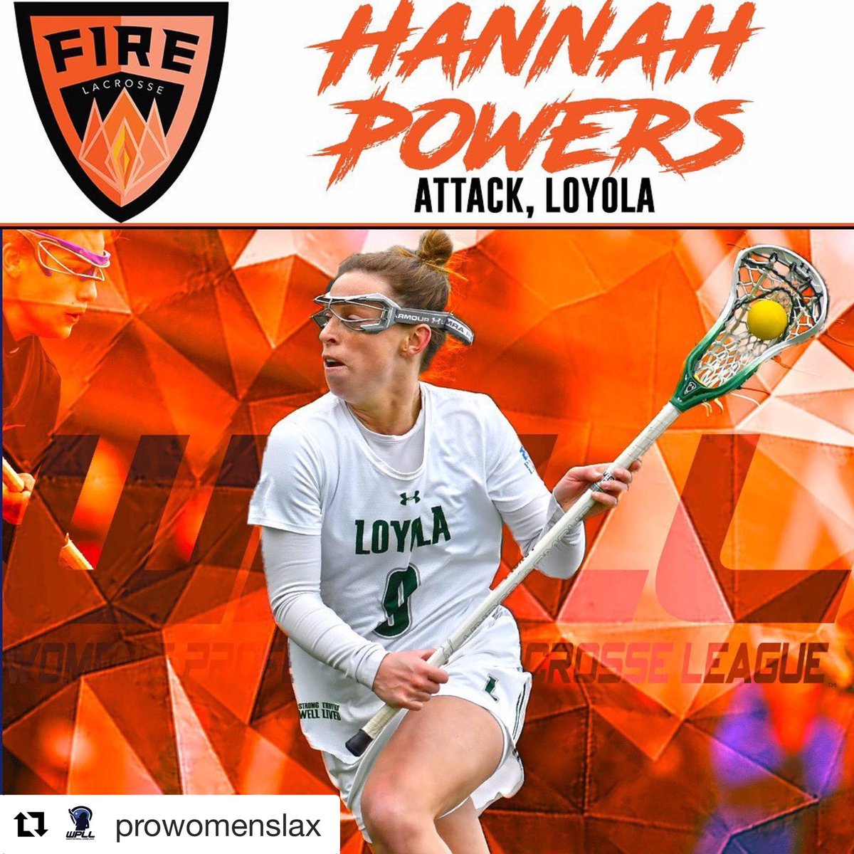 The <a href="/wpllfire/">WPLL Fire</a> ATK line just got EVEN stronger as they selected our 𝘈𝘭𝘭-𝘛𝘪𝘮𝘦 𝘓𝘦𝘢𝘥𝘦𝘳 in points 𝐇𝐚𝐧𝐧𝐚𝐡 𝐏𝐨𝐰𝐞𝐫𝐬!!! Congrats 𝘗𝘰𝘸𝘗𝘰𝘸 #AintNoDog #ProHounds @prowomenslax