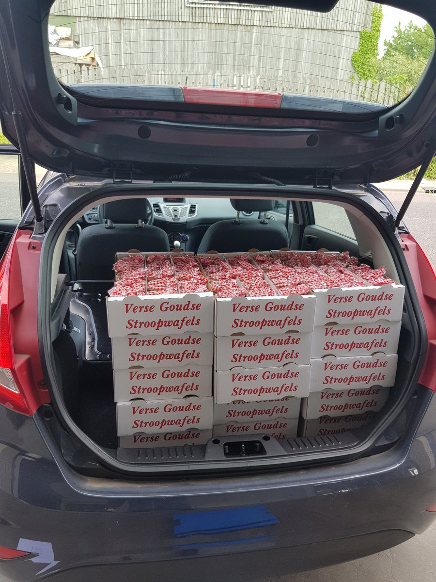 Ze zijn onderweg hoor! <a href="/AVGouda/">AV Gouda</a> #stroopwafels #Gouda