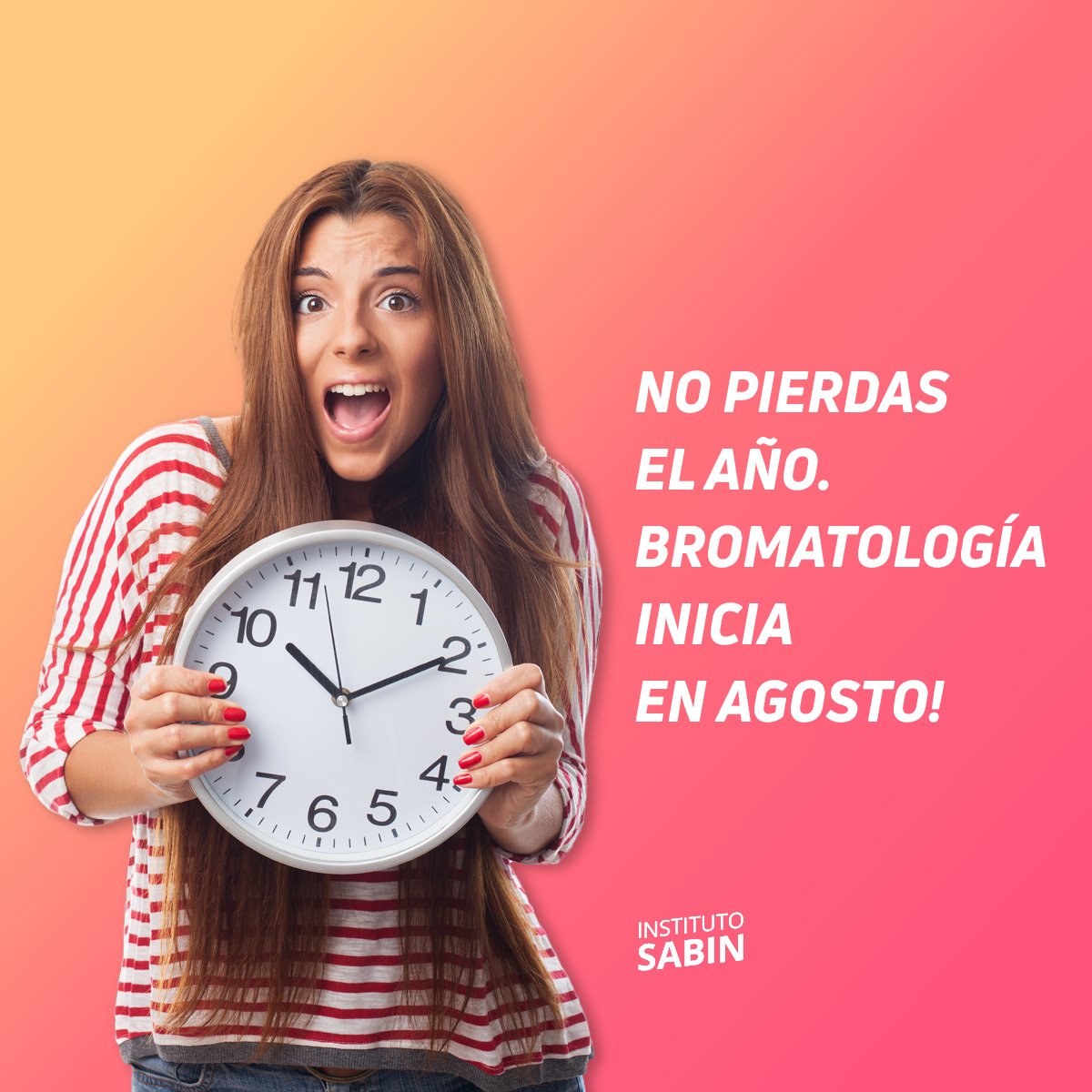 Instituto_Sabin's tweet photo. ▶ TOMÁ NOTA ◀

El 12 de Agosto podés comenzar la carrera de Bromatología en el Sabin. 

Solicitá más info por WhatsApp https://t.co/iZnKrbtQCy https://t.co/zDAqkPLeHw