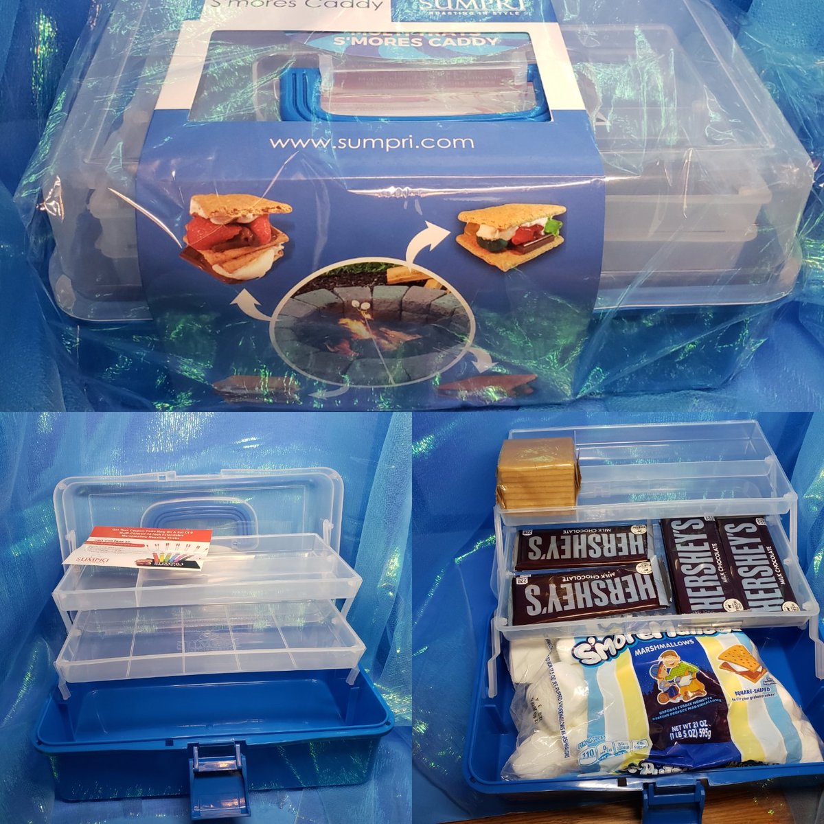 ajsartwork's tweet photo. SUMPRI Smores Caddy with Two Folding Trays
#sumpri #smores #smorescaddy #camping #outdoors #marshmallow #marshmallowforks #hersheys #grahamcrackers #firepit #marshmallowsticks #smoresbox #makingsmores
https://t.co/i4oY4PIogI https://t.co/ykVKfCIDoz