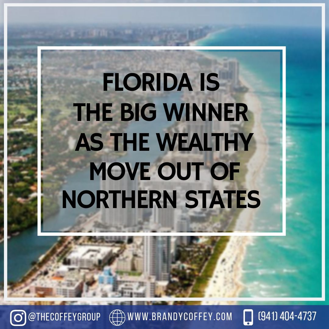 Florida Is the Big Winner as the Wealthy Move Out of Northern States

For more info 
bloomberg.com/news/articles/…

#Sarasota #Florida #Economy #Business #EconomicGain #migration #FloridaState #MoveToFlorida #NetGain #Moving #winner #EconomicGain #Finance #Wednesday