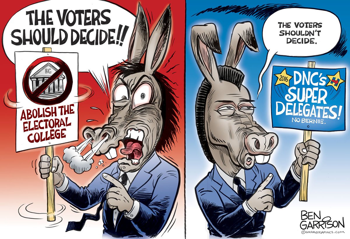Grrrgraphics Cartoons On Twitter New Bengarrison Cartoon Democratshenanigans Electoralcollege Elections More Democrats Are Calling For The Abolition Of The Electoral College In Favor Of Electing Presidents Directly From The Country S Popular Vote