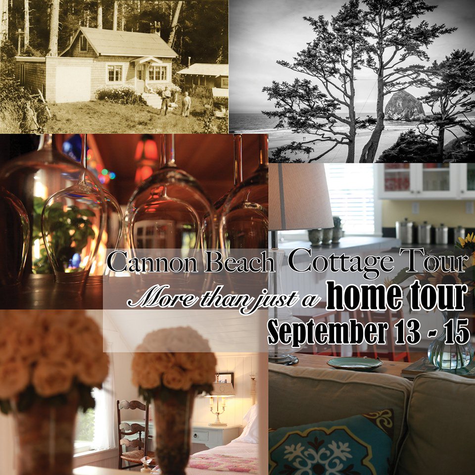 It's hard to believe that Cottage Tour tickets go on sale July 1! Here's a polite reminder, if you haven't booked your hotel or vacation rental, do so now. They fill up fast! We will be touring the Presidential Streets of Cannon Beach this year. September 13 -15, 2019.