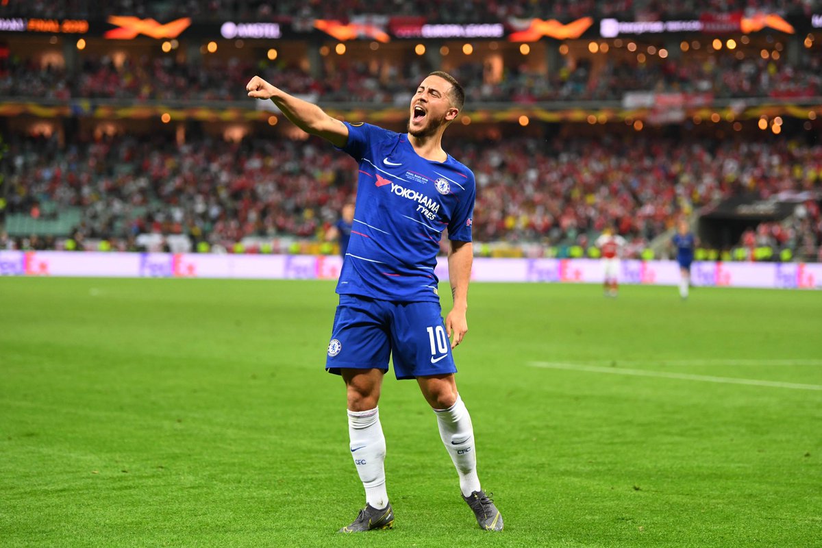 talkchelsea's tweet photo. WHAT A JOURNEY!

THANK YOU EDEN HAZARD! 💙😢

#CFC https://t.co/qLmfoXYI5j
