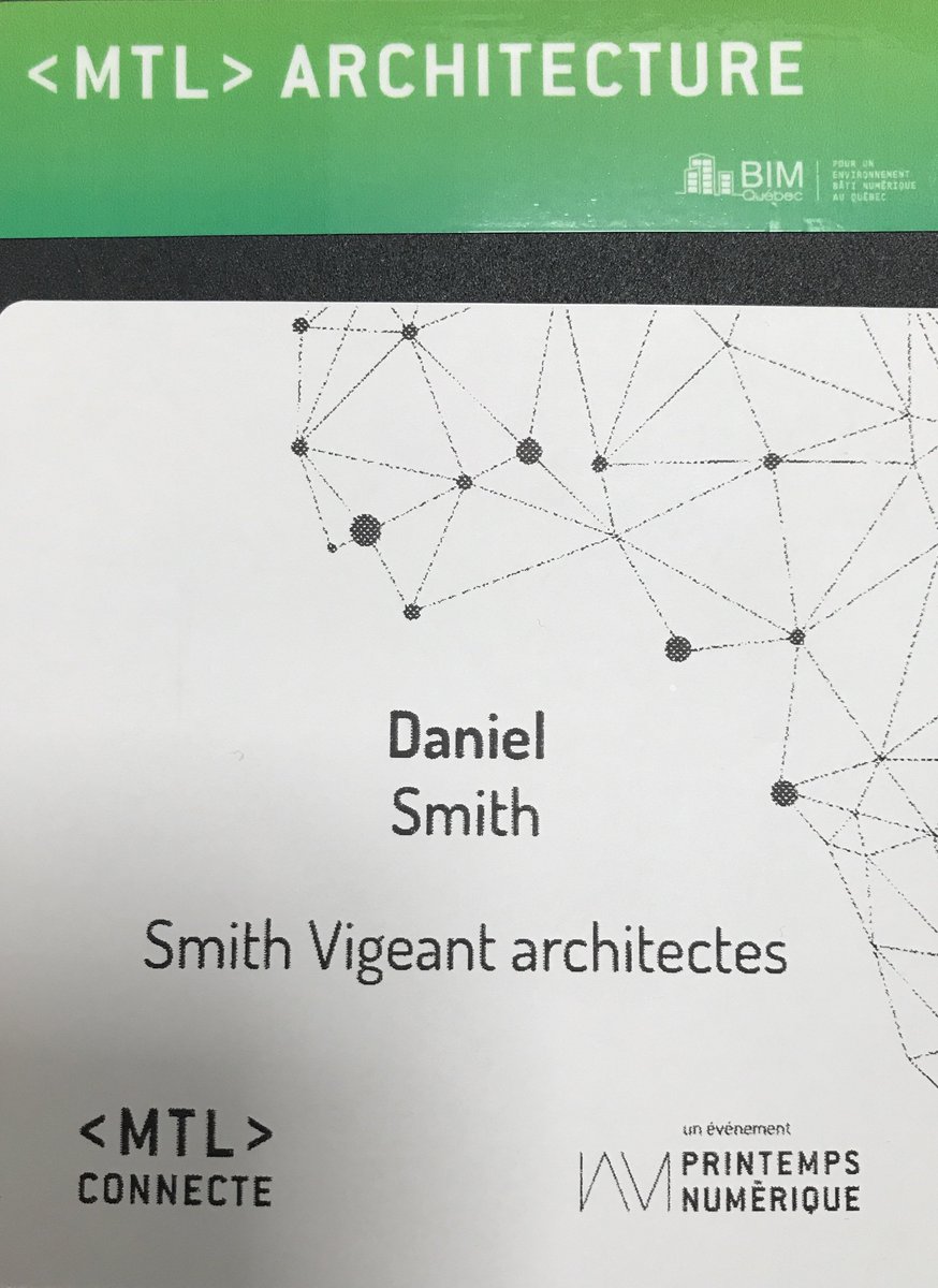 SmithVigeant's tweet photo. Durant "MTL connecte : La Semaine numérique", Daniel Smith est invité au Centre Canadien d’Architecture afin de présenter ses projets d’architecture avec un angle Design Durable. Nous sommes ravis d’avoir l’opportunité à partager nos valeurs écologiques. https://t.co/AD14x7MOal