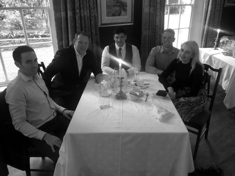 SaoirseDoherty3's tweet photo. Fantastic meal to celebrate I123/I128 winning branch of the month in the group 🏆 Thank you @lukedmthomas for a beautiful meal #TeamWorkMakesTheDreamWork https://t.co/rHMsfeDzN5