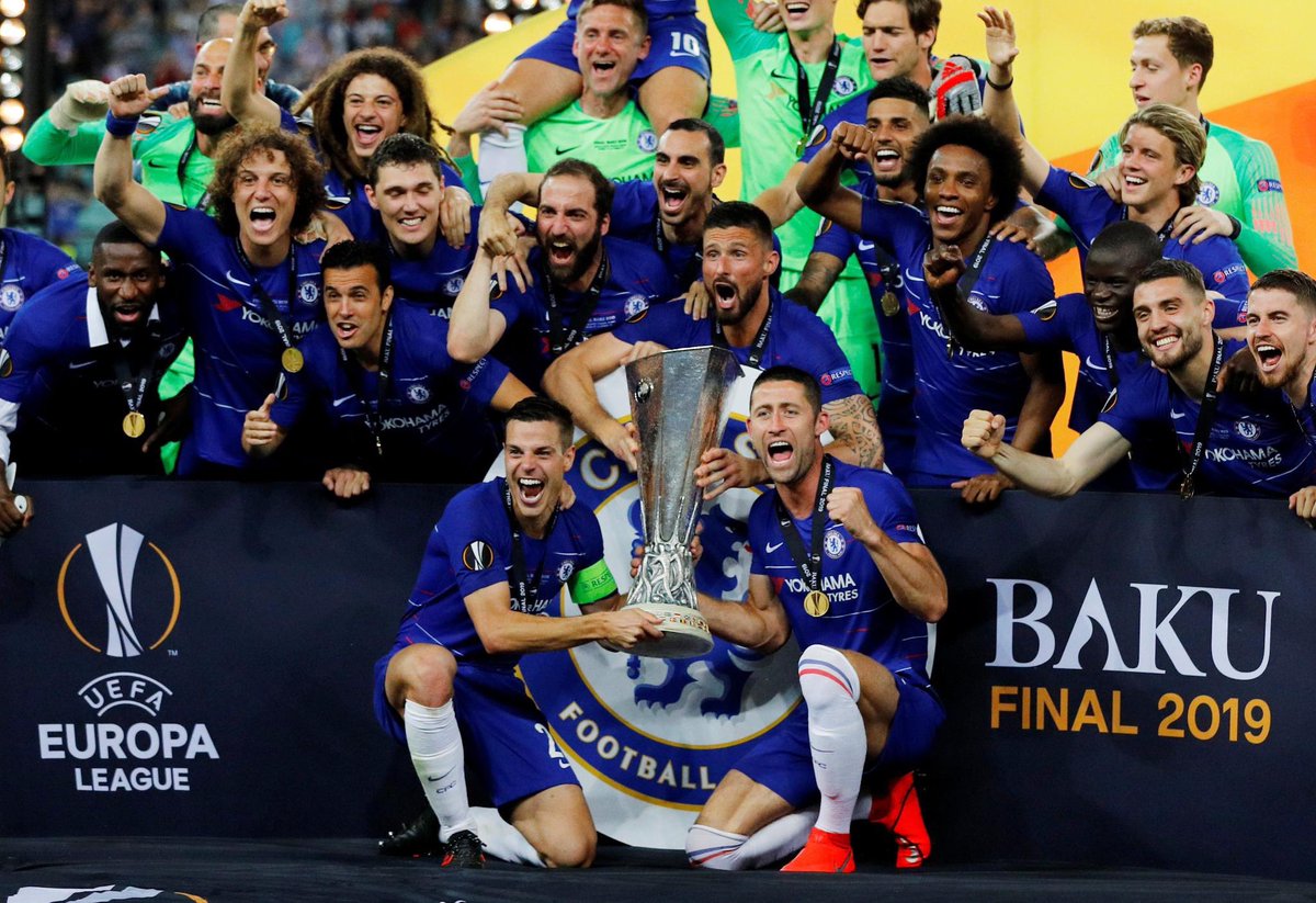 135 Gambar gambar chelsea juara europa 2019 Terkini