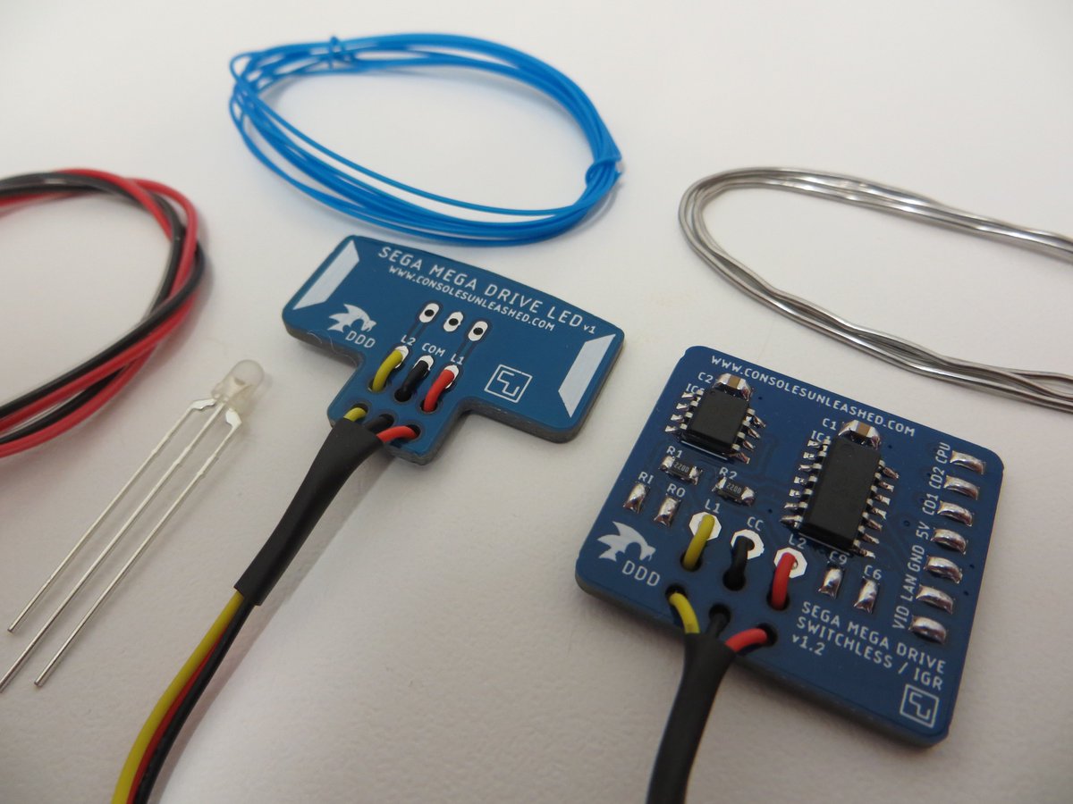 ConsoleMods's tweet image. #Sega #MegaDrive #Switchless Region &amp;amp; In-Game-Reset Deluxe Mod Kit. Possibly the easiest switchless region mod install for the Mega Drive. #ConsoleModding #ConsoleMods #SegaMegaDrive #SegaMods #60Hz #16Bit #OldSchoolGaming #ClassicGaming #VintageGaming