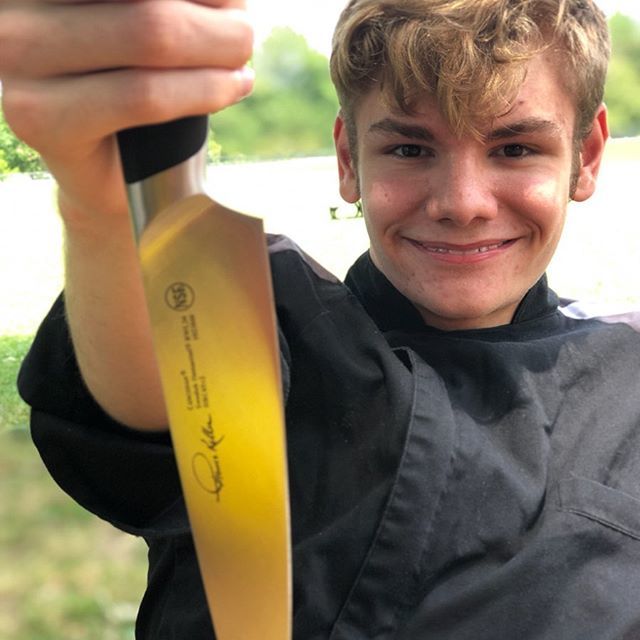 LoganJrChef's tweet image. A spectacular @chefthomaskeller #knife #thomaskeller from @cangshancutlery #iloveknives #waitforthevideo #blades #chefknife #knives #masterjunior #guysofinstagram #cheflife #chefworks